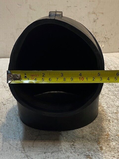 Rubber 90 Degree Elbow 6590SR 8" Tall 5-1/2" Wide 6-1/2" Deep