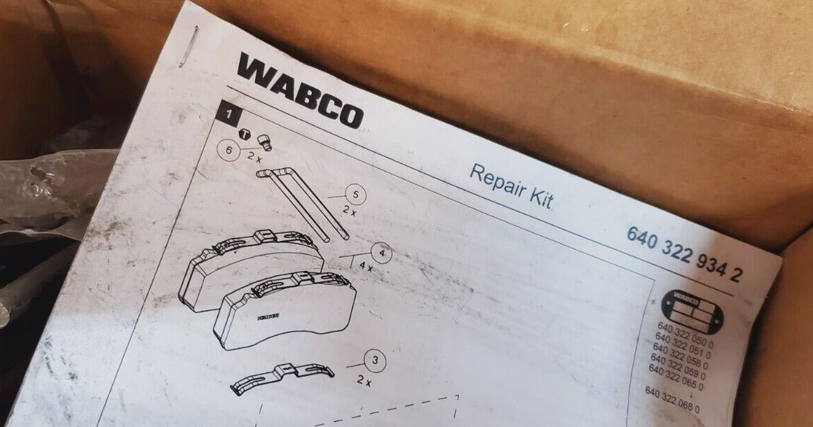 Wabco Brake Pad Repair Kit 6403229342 | 6403225542 | 35585 | 153.2023 | 11111787