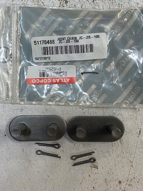 2 Qty of Atlas Copco 51170488 Chain Joints for EMC660 JC-JIS-100 (2 Quantity)