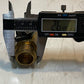 Dramm Shut-Off Valve 2" L 26mm Thread 19mm ID 32mm OD