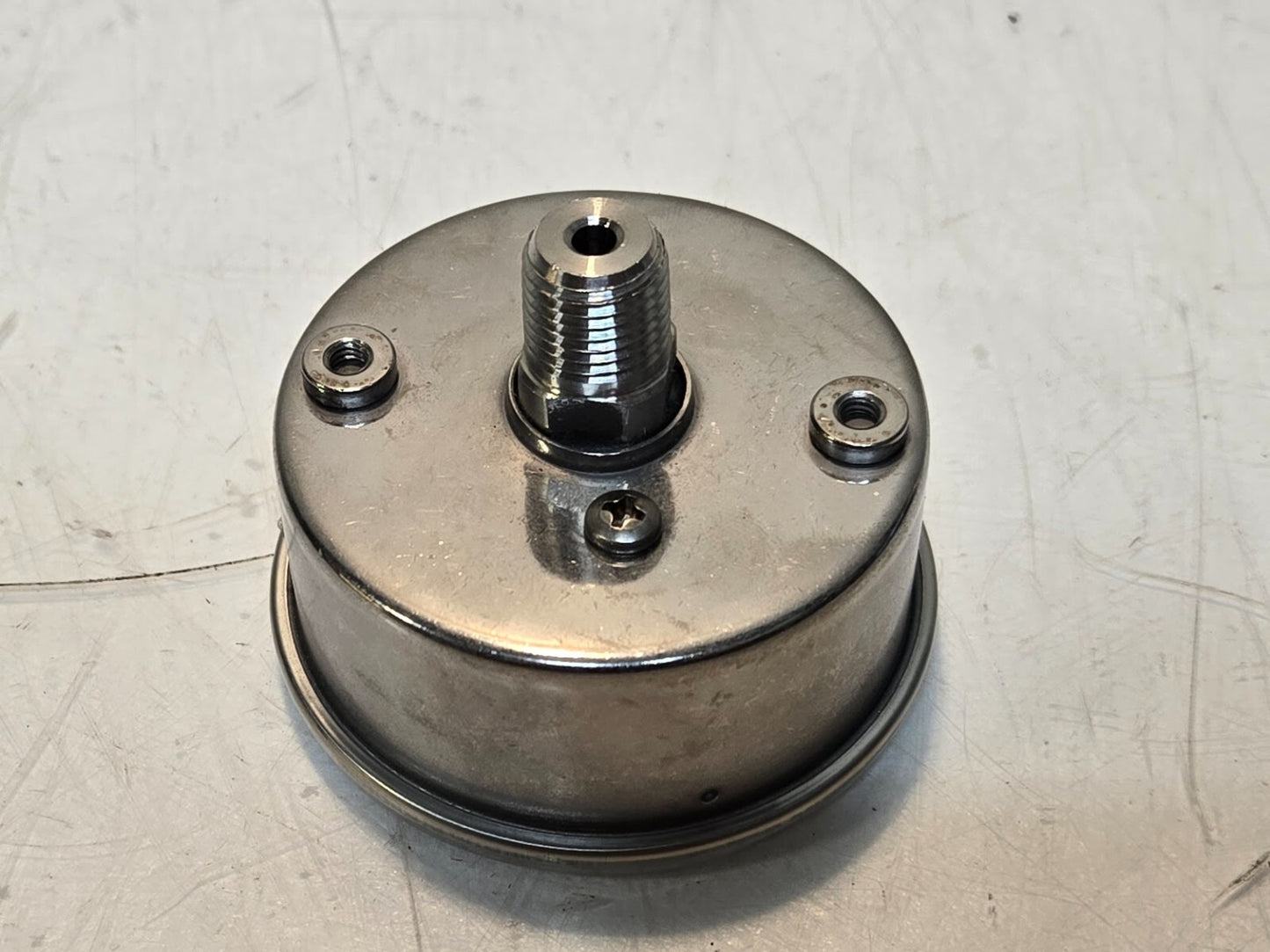 Ashcroft 1008 60mm Pressure Gauge 0-100 PSI | 2-11/16" OD | 1/4" NPT Back Mount