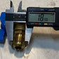 2 Quantity Gas Ball Valves 9850 | 2-3/4" Long 19mm Thread 18mm ID (2 Quantity)