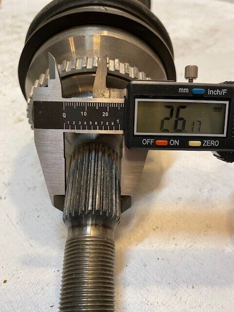 Axle Shaft D152120577042 | GKN28 | C152/120177002 | 26-Spline 44mm OD 26mm End