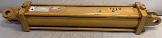 Yellow Double-Acting Hydraulic Cylinder 34086 Hydraulic Ram Industrial Equipment