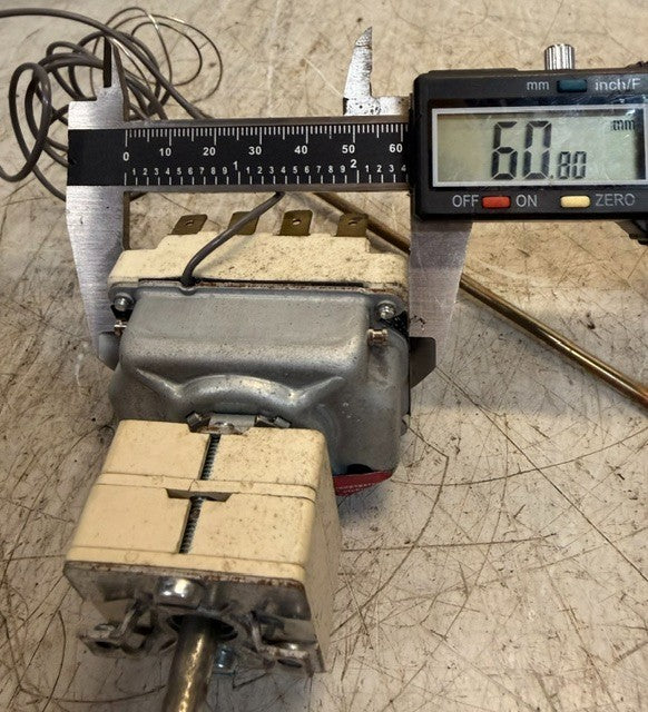 Mechanical Capillary Thermostat 3-Phase EGO 55.40653.020 Temperature Control