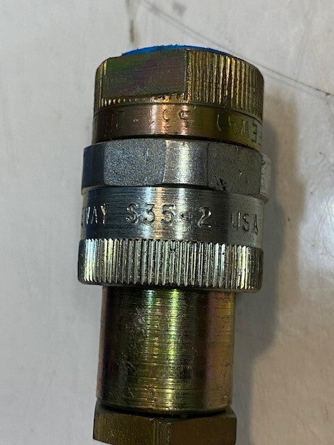 Safeway S35-2 Hydraulic Quick Coupler 10,000 PSI Max S31-2B