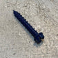 97 Qty of Dottie 1/4 x 1-3/4" Concrete Screw Anchors 14H134 Blue Finish (97 Qty)