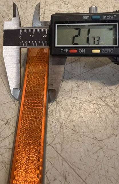 13 Quantity Talmu Amber Lower Fork Leg Reflector SAE-A-90-DOT | 9004 Automotive