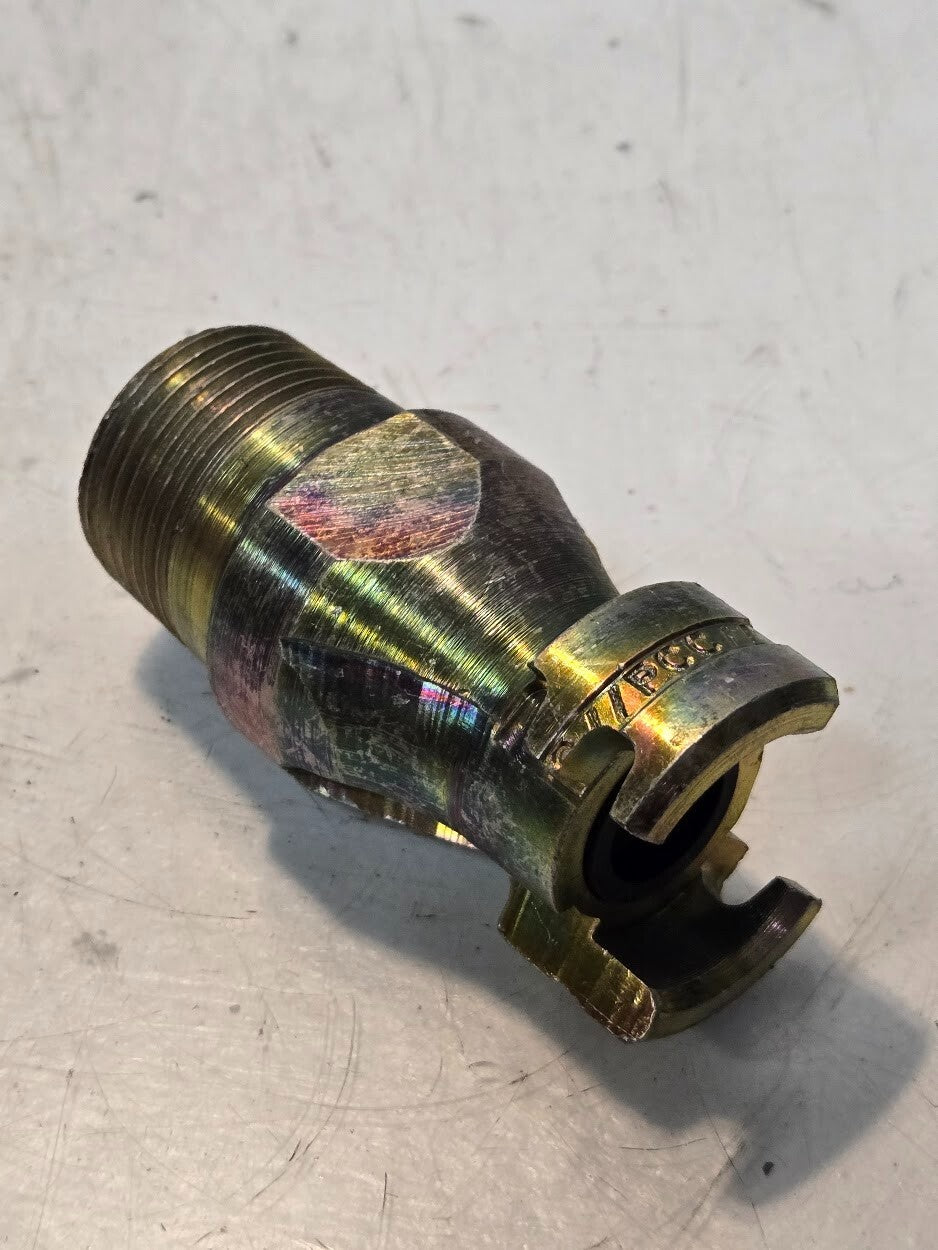 5 Quantity of Dual Lock Couplings for Dixon PM16 | 1" Thread 1/2" Plug (5 Qty)