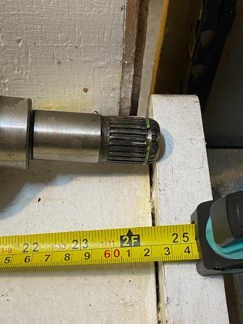 CV Axle Shaft 4670605AB 326691-1 VIB22F8 | 24-1/2" Long 20mm Thread 25-Spline