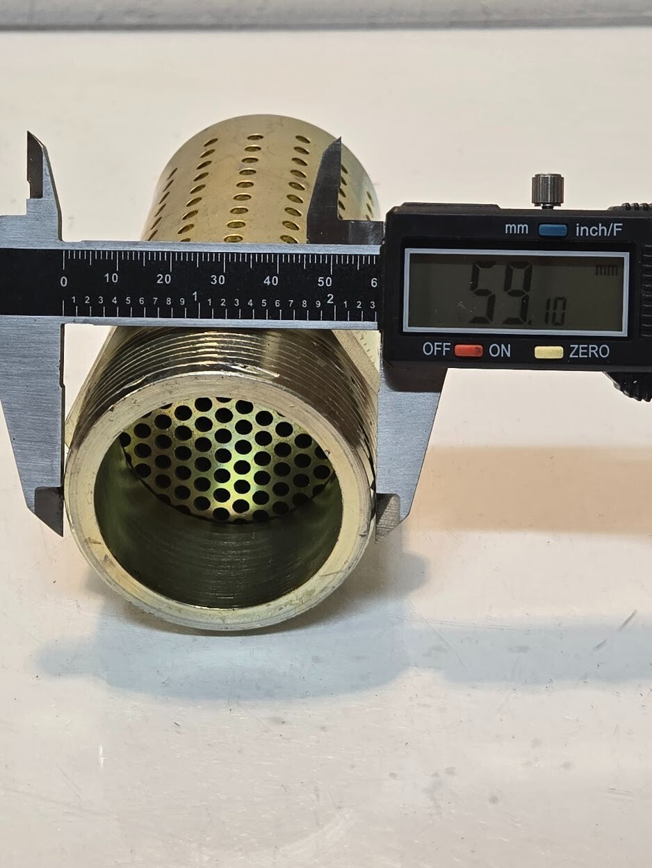 Alwitco Bantam Muffler B168 | 5.5" Long 2" MPT 60.3mm Hex 46.2mm ID