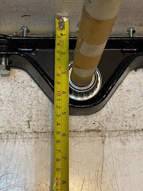 Lower Triple Tree for Motorcycle ASP827 | 13" Long 9-1/4" Tall 4-1/2" Deep