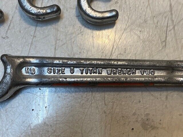 4 Quantity of Gearench Size 0 Titan Wrenches VW0 8" Long (4 Quantity)