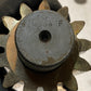 Keyed Gear Shaft 9864 F | 11-3/4" L 76mm OD 19mm Thread 13-Spline