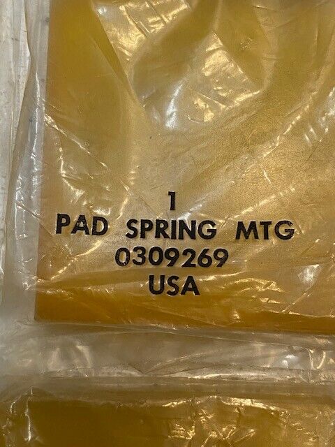 6 Quantity of Pad Springs 0309269 3" x 3" x 1/2" (6 Quantity)