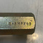 Gates Hydraulic Hose Fitting SS 6-98 | 8MPX90 | 4" L 14mm Nose 21mm Thread