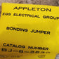Appleton Rigid Expansion Coupling Bonding Jumper BJ-8-2530 DWG503172
