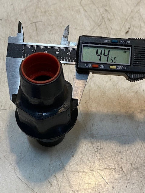 Conduit Female Union Fitting 4" Long 55mm Outside Diameter 45mm Hex