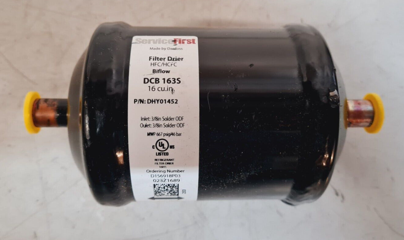 2 Qty. of Service First Biflow Filter Driers DHY01452 | DCB 163S (2 Qty)