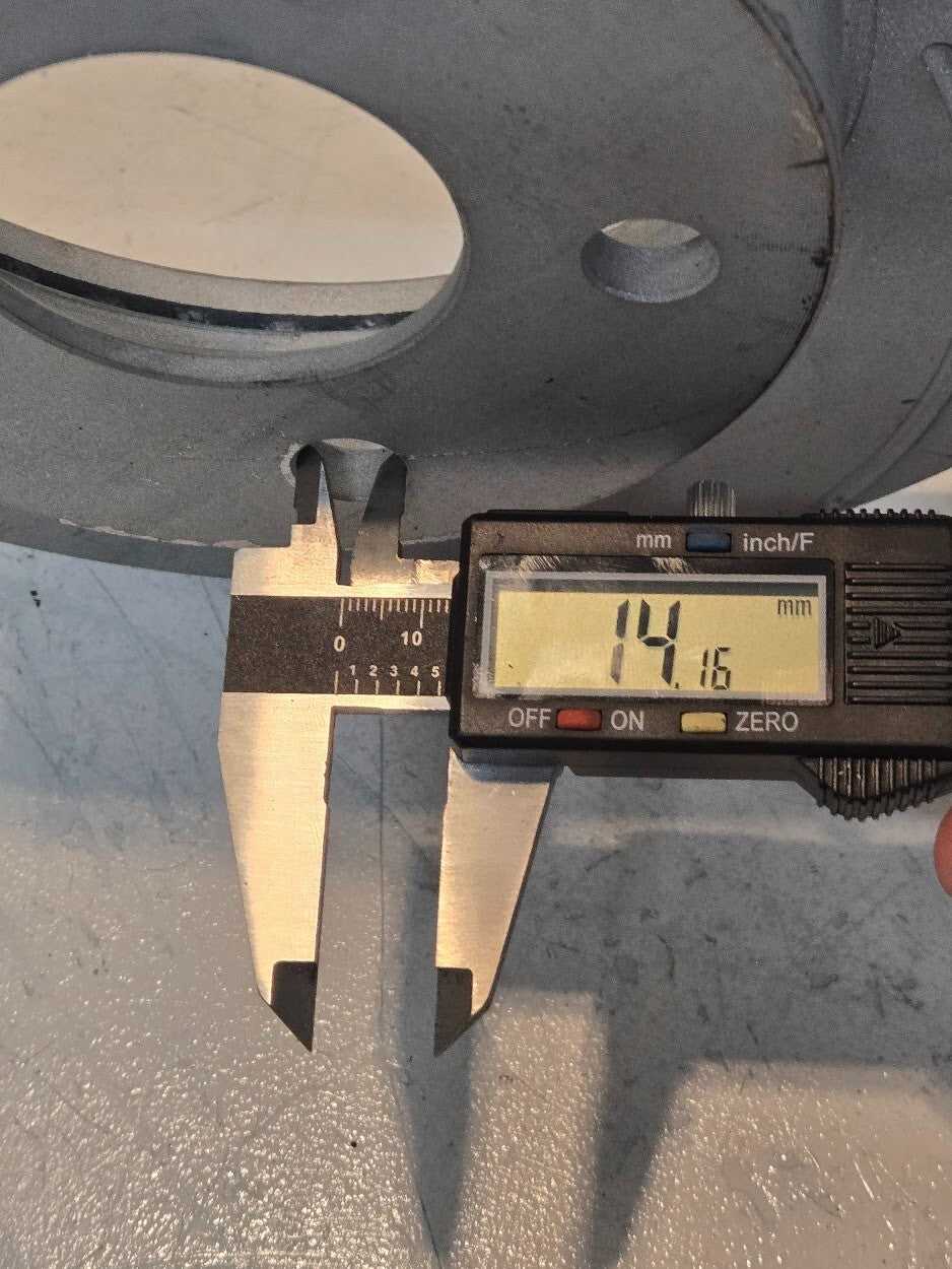 Drilled and Slotted Brake Rotor 5x100mm Bolt Pattern 10 3/16" Diameter