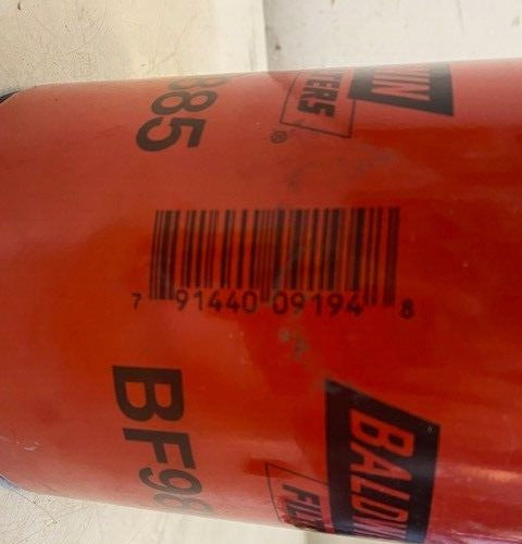 Baldwin BF9885 Fuel Filter 9" x 4 1/2"