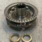 Front Wheel Hub Assembly Set 5-1/4" Dia 29mm Bore 40mm Bore OD 36 Spline