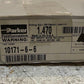 5 Quantity of Parker Hydraulic Crimp Style Hose Fitting 10171-6-6 (5 Quantity)