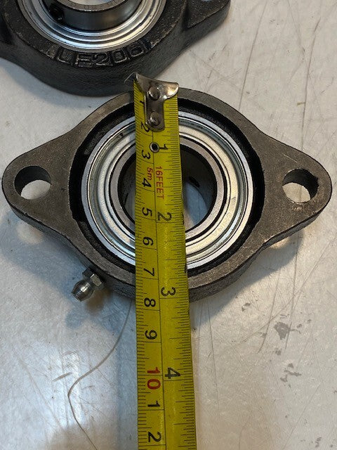2 Quantity of IPTCI 2-Bolt Flange Bearings LF206 SB206-20G 32mm Bore (2 Qty)