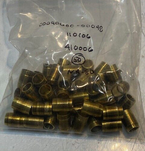 Bag of 50 of Brass Bushing/Bearings 19mm L 11mm End 10mm End MA-8D | 110106