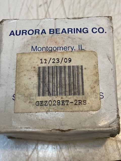 Aurora Spherical Shielded Plain Bearing GEZ028ET-2RS | 44 x 72 x 39mm