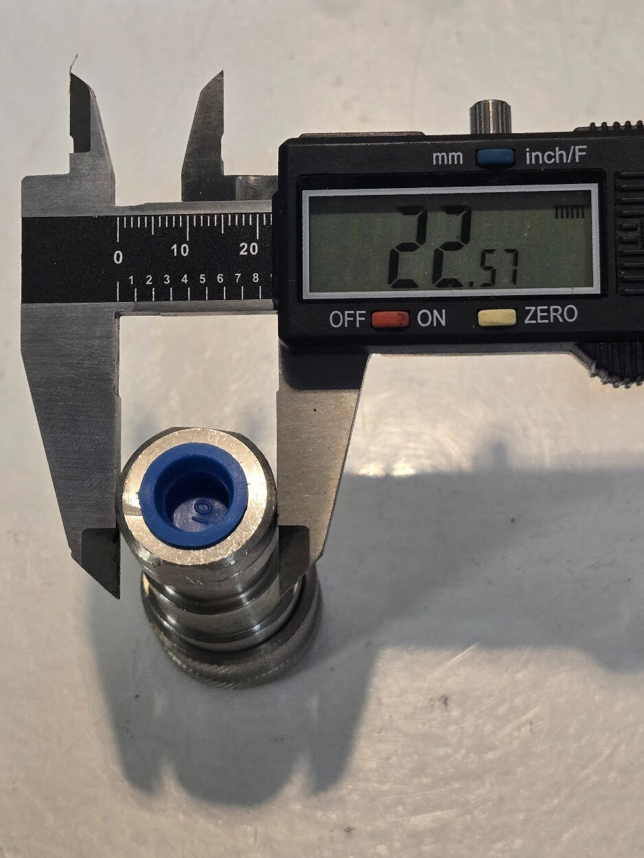 Parker 60 Series SH2-62 Stainless Steel Hydraulic Quick Disconnect Fitting 1/4"