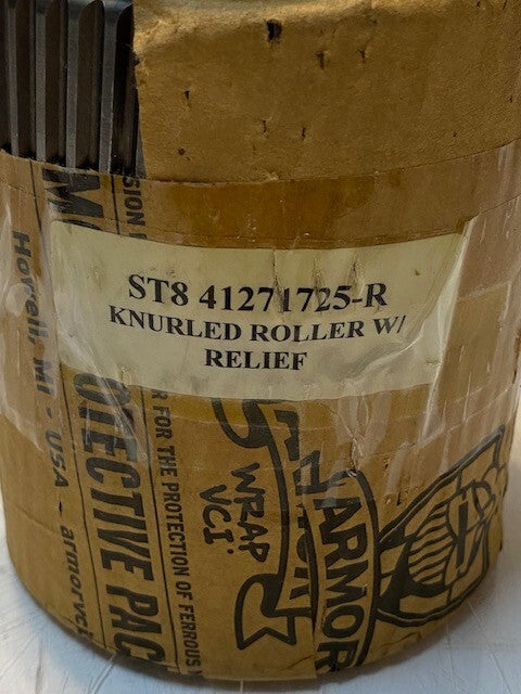 Knurled Roller w/ Relief ST8 41271725-R 57mm Bore 5-1/2" H 4-1/8" W