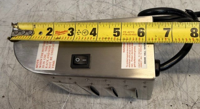 Grand Hall Rotisserie Drive Motor Stainless Steel 120V | P80N7A Replacement