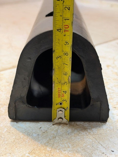 Global Industrial Heavy Duty Extruder Rectangular Rubber Fender Bumper