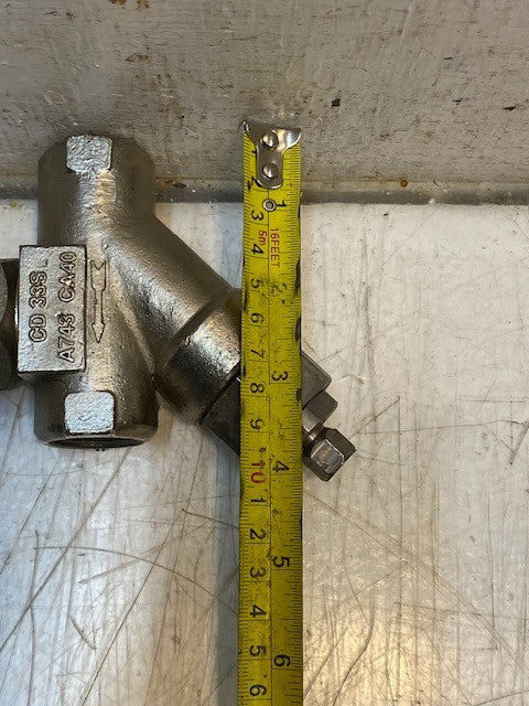 Armstrong CD 33S A743 CA40 Disc Steam Trap CD33SL 600Psig 3/4" NPT