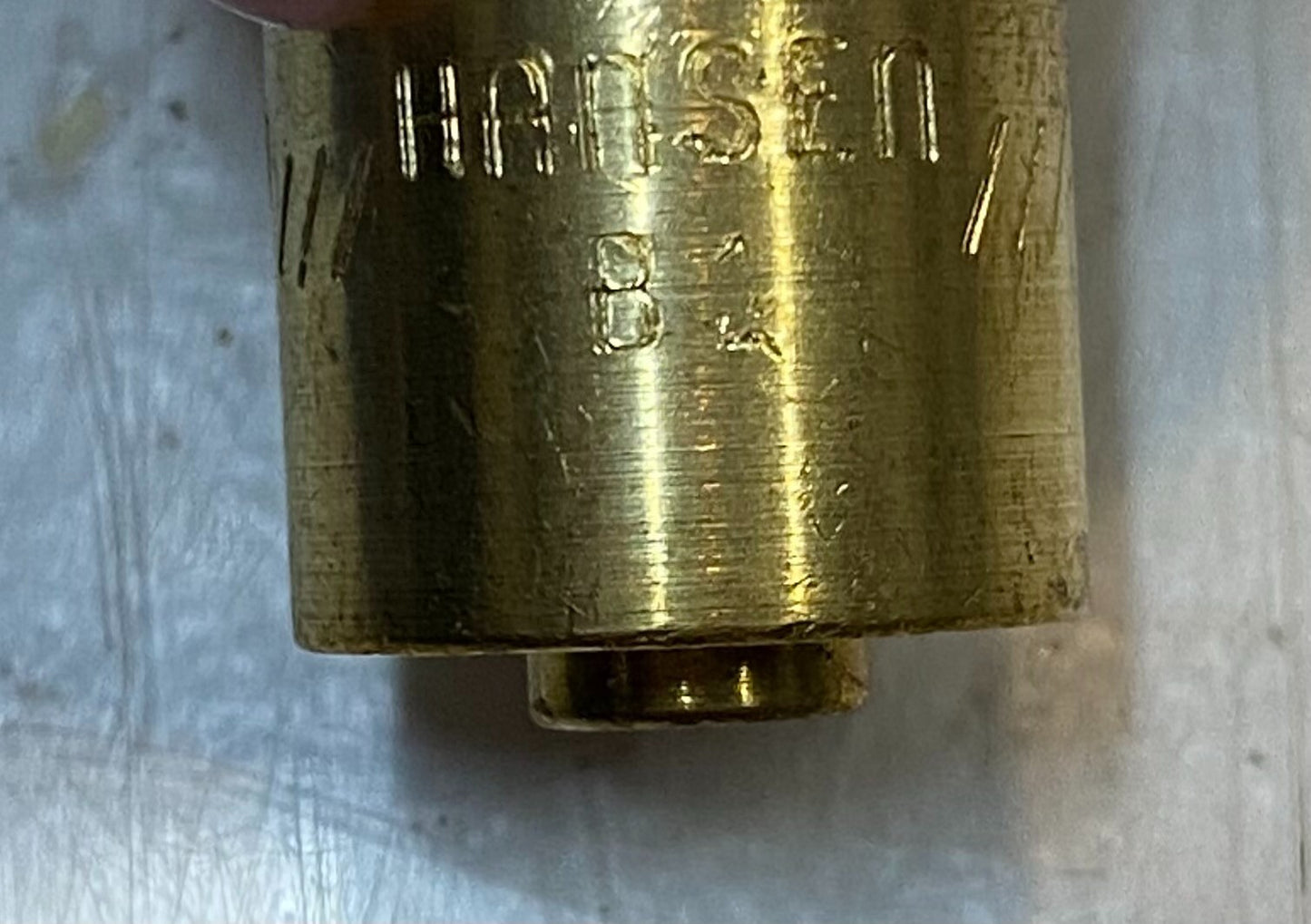 7 Quantity of Hansen B1-N5 Brass Compression Coupler Fittings (7 Quantity)