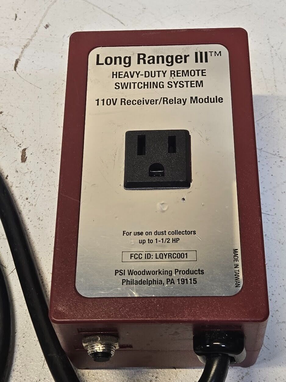 PSI Woodworking Long Ranger III LR110-3 Remote Switching System See Description