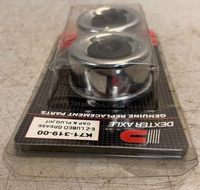 Dexter Axle E-Z Lube Grease Cap & Plug Kit K71-319-00 Trailer Hub Cover