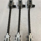 3 Qty of Manual Chain Hoists w/ Mounts 13" Chain (3 Quantity)