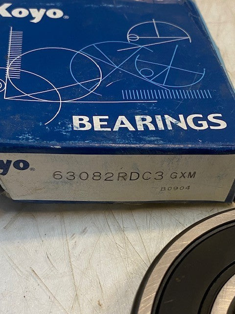 Koyo 63082RDC3 | 6308RD Rubber Sealed Radial Deep Groove Ball Bearing 40x90x23mm