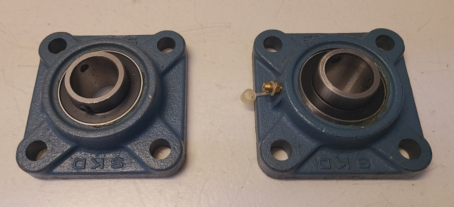 2 Quantity of SKD 4-Bolt Flange Bearings1" | F205 | UC205-16 (2 Qty)