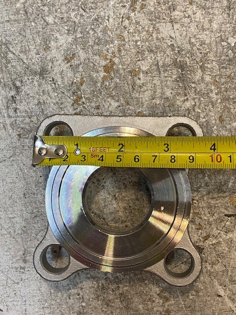 CF8M Forged Flange Pipe Adapter 56mm Bore 76mm Oct OD 15mm Bolt Holes