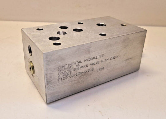Continental Hydraulic Counterbalance Valve with Check B Port P12S-CB-150-G-S-B