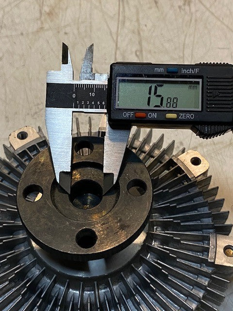 Fan Clutch 8-Bolt 6-1/2" Diameter 3" Tall 16mm Bore