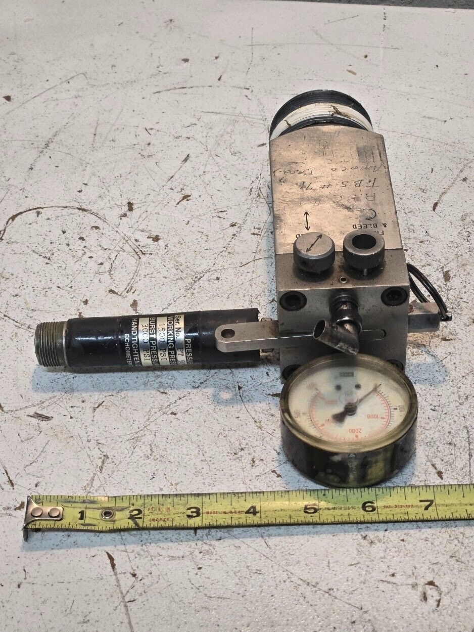 Echometer Compact Gas Tool 1500 Psi and Pressure Transducer PT 5055 See Pictures