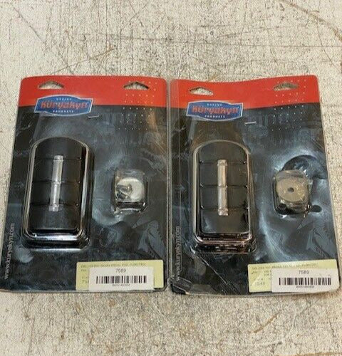 2 Qty of Kuryakyn Deluxe ISO Brake Pedal Pads 7589 (2 Quantity)