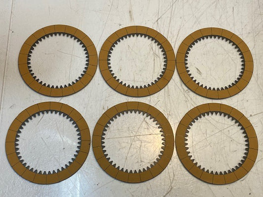 6 Quantity of Clutch Friction Plate Discs 44-Teeth 120mm OD (6 Quantity)