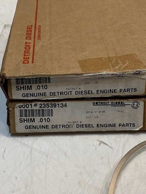 2 Quantity of Detroit Diesel Engine Part Shims 23539134 (2 Quantity)