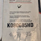 Gates Micro-V Belt K080685HD | 8PK1742 | 1-3/32" x 69-1/8" | 072053985849