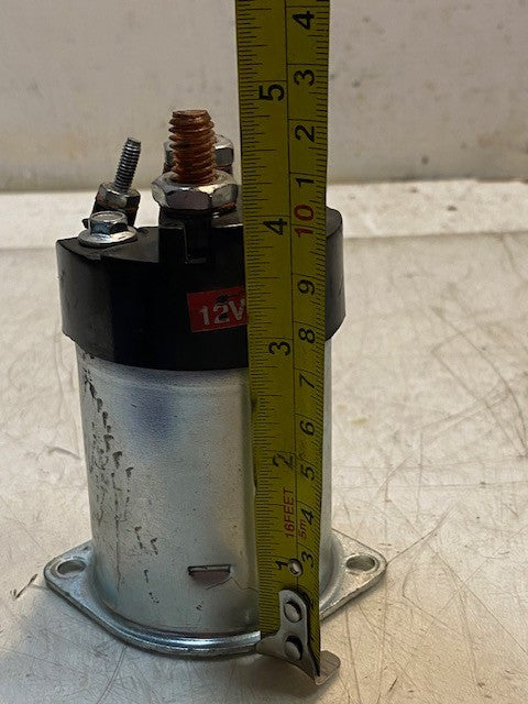 Solenoid 7-575 | 12V | 4-3/4" Tall 60mm OD 9mm Thread 4mm Thread